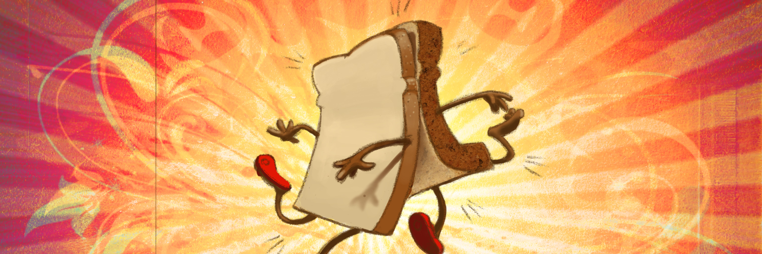Slice of Bread goes to the Beach