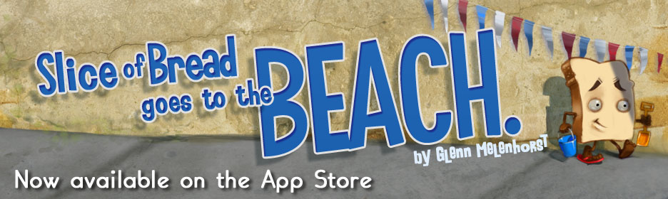 Slice of Bread goes to the Beach by Glenn Melenhorst